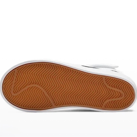 Nike Preschool Blazer Mid 77 Hook And Loop White Black Team Orange DA4087-100 - Picture 6 of 12